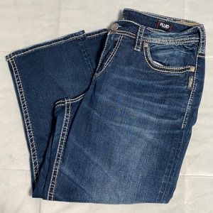 Silver Suki Mid Capri Jeans